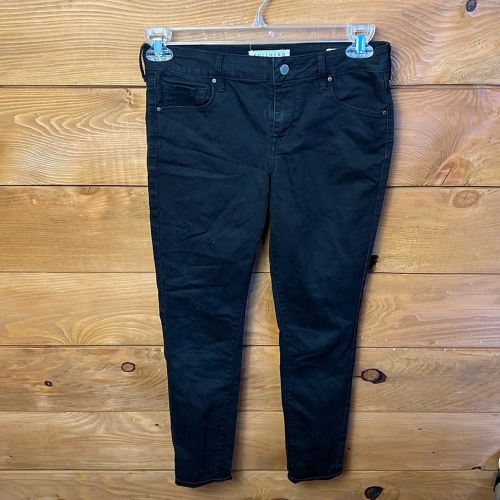Bullhead Denim Co Womens Jeans‎ 27 Black Midrise skinniest Cotton blend Stretch